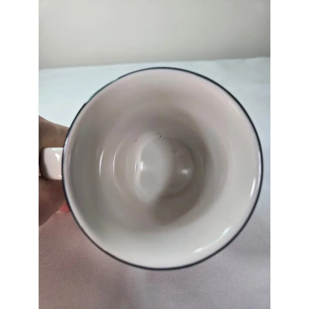 Casuals by China Pearl Apple Stoneware Mug Vintage